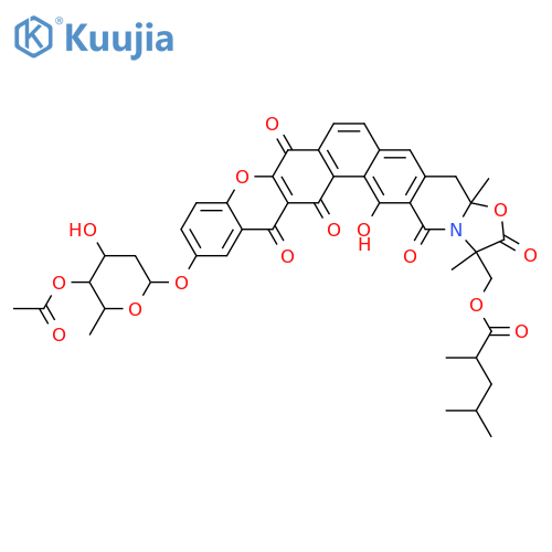 Neocitreamicin I; 2-O-(4-O-Acetyl-2,6-dideoxy-β-D-galactopyranoside) structure