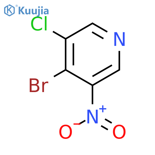 4-Bromo-3-chloro-5-nitropyridine structure