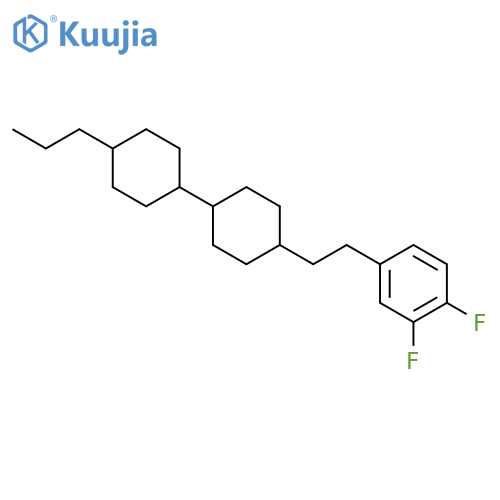 4-2-(3,4-Difluoro-phenyl)-ethyl-4-propyl-bicyclohexyl structure