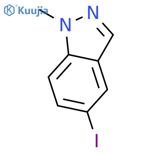 5-Iodo-1-methyl-1H-indazole structure