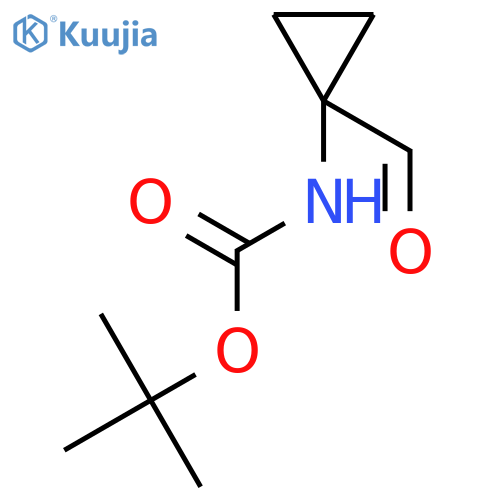 tert-butyl N-(1-formylcyclopropyl)carbamate structure