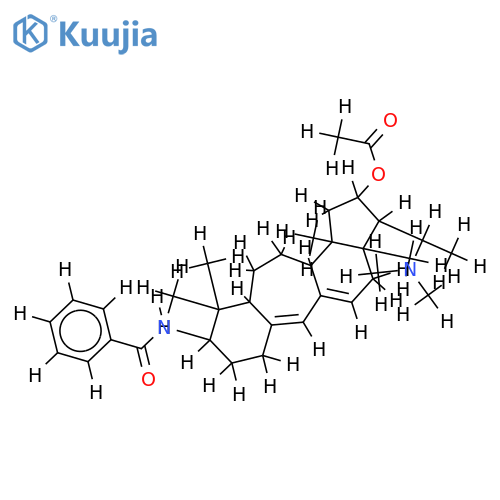 (+)-16alpha-acetoxybuxabenzamidienine structure