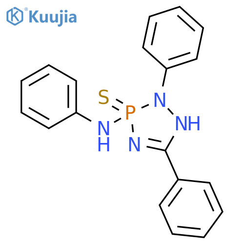 3H-1,2,4,3-Triazaphosphol-3-amine, 1,2-dihydro-N,2,5-triphenyl-, 3-sulfide structure