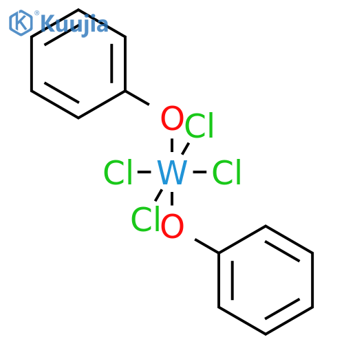 Tungsten, tetrachlorodiphenoxy- structure