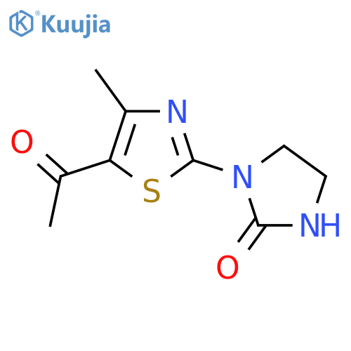 1-(5-Acetyl-4-methylthiazol-2-yl)imidazolidin-2-one structure