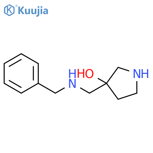 3-(benzylamino)methylpyrrolidin-3-ol structure