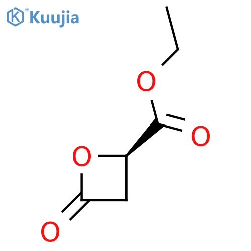 (2R)-4-Oxo-2-oxetanecarboxylic Acid Ethyl Ester structure