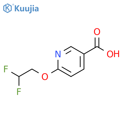 6-(2,2-difluoroethoxy)nicotinic acid structure