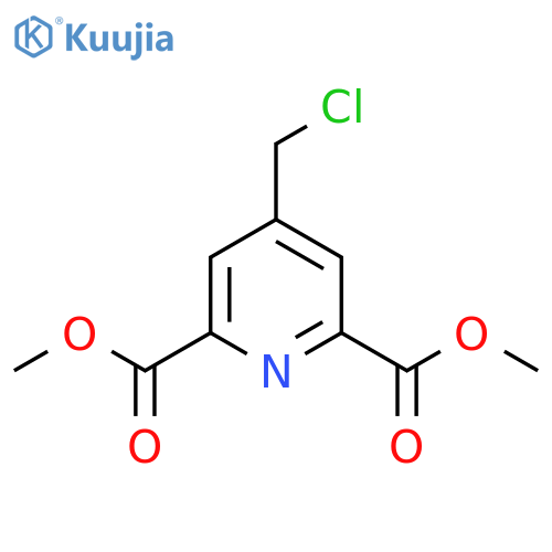 2,6-dimethyl 4-(chloromethyl)pyridine-2,6-dicarboxylate structure