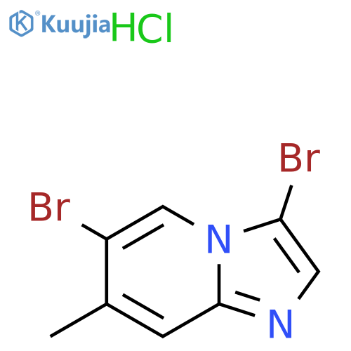 3,6-Dibromo-7-methylimidazo1,2-apyridine structure