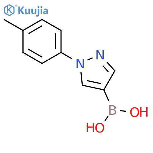 (1-(p-Tolyl)-1H-pyrazol-4-yl)boronic acid structure