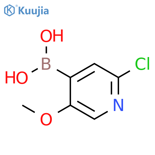 2-Chloro-5-methoxypyridine-4-boronic Acid structure