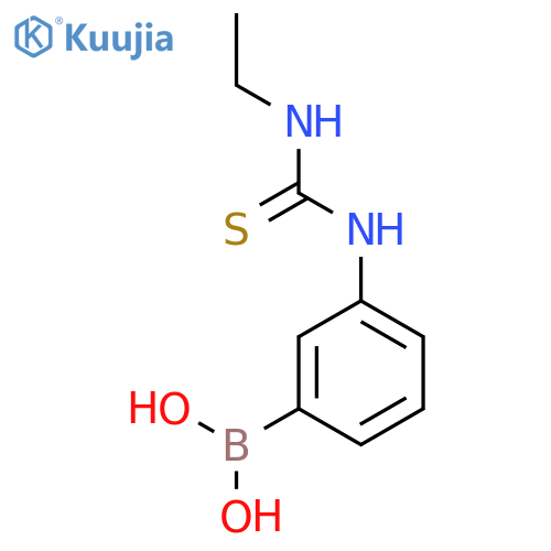3-(3-Ethylthioureido)phenylboronic acid structure