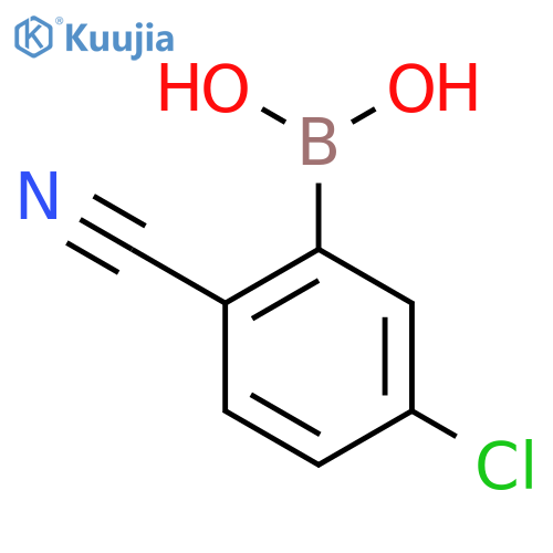 5-Chloro-2-cyanophenylboronic Acid structure