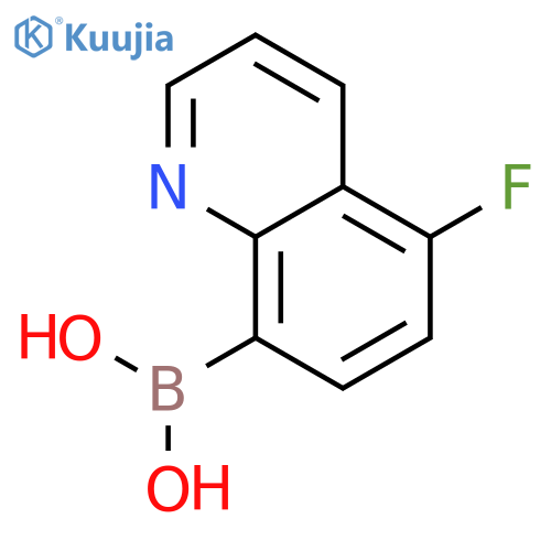 5-Fluoroquinoline-8-boronic Acid structure