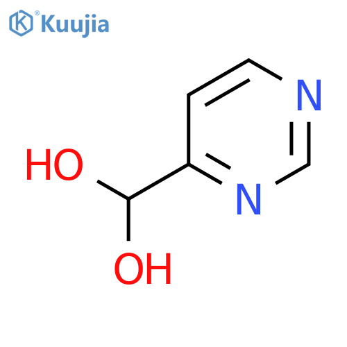 Methanediol,1-(4-pyrimidinyl)- structure