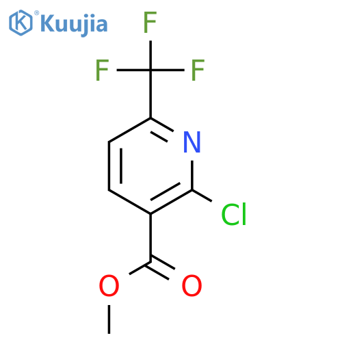 Methyl 2-chloro-6-(trifluoromethyl)nicotinate structure