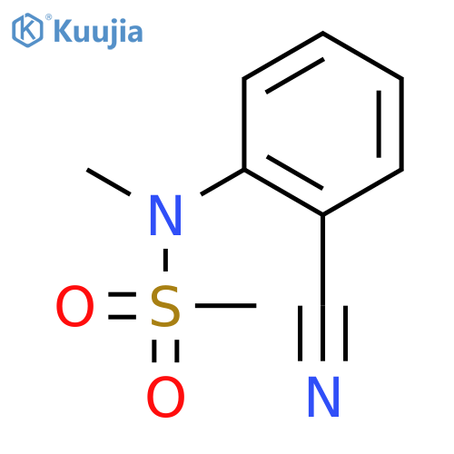 N-(2-Cyanophenyl)-N-methylmethanesulfonamide structure