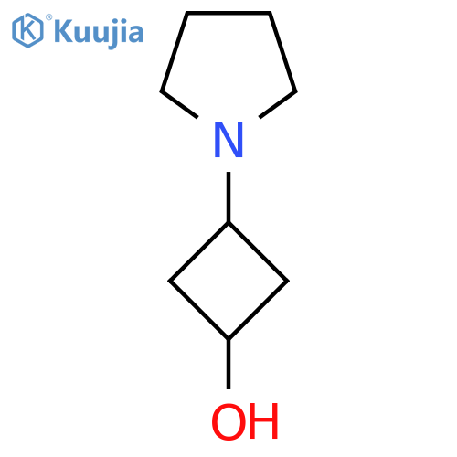 (1s,3s)-3-(pyrrolidin-1-yl)cyclobutan-1-ol structure