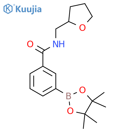 3-(Tetrahydrofurfurylamino-1-carbonyl)phenylboronic Acid Pinacol Ester structure