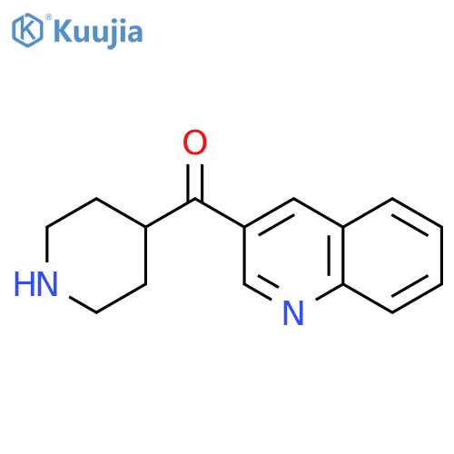 Piperidin-4-yl-quinolin-3-yl-methanone structure