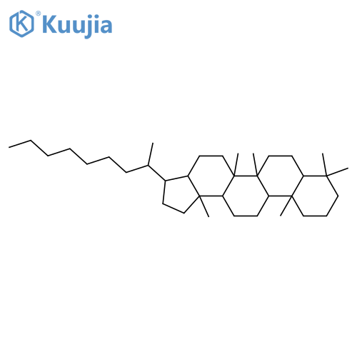 29-Hexylhopane; (17αH,21βH,22S)-form structure