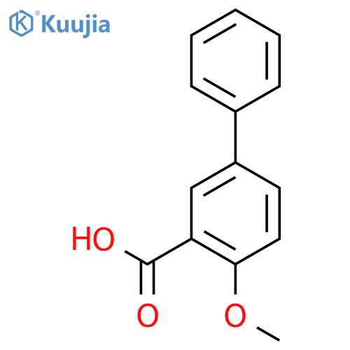 4-Methoxybiphenyl-3-carboxylic Acid structure
