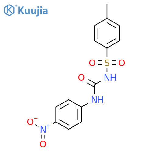 Benzenesulfonamide,4-methyl-N-[[(4-nitrophenyl)amino]carbonyl]- structure