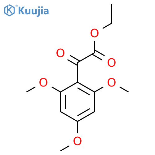 Ethyl 2-oxo-2-(2,4,6-trimethoxyphenyl)acetate structure