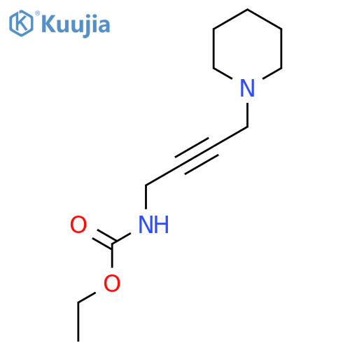 ethyl N-[4-(piperidin-1-yl)but-2-yn-1-yl]carbamate structure