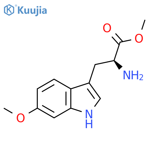 (S)-Methyl 2-aMino-3-(6-Methoxy-1H-indol-3-yl)propanoate structure