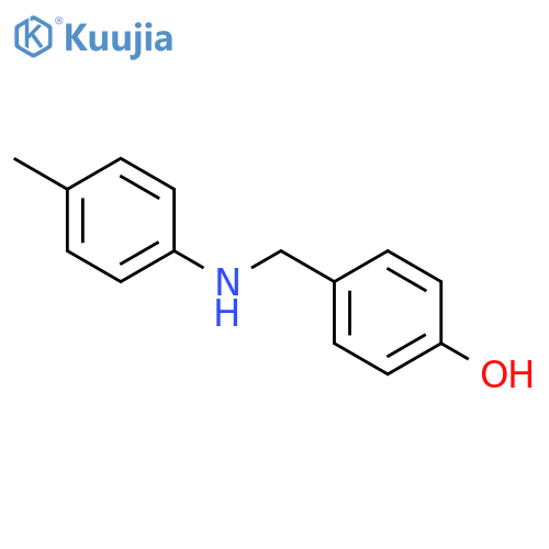 4-{(4-Methylphenyl)aminomethyl}phenol structure