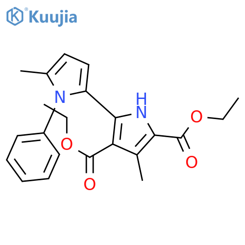 [2,2'-Bi-1H-pyrrole]-3,5-dicarboxylic acid, 4,5'-dimethyl-1'-phenyl-, diethyl ester structure