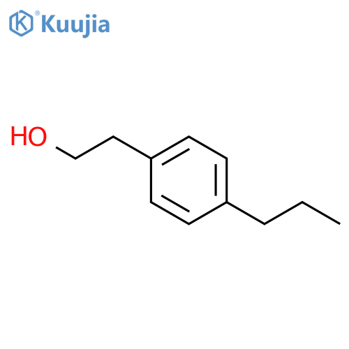 2-(4-propylphenyl)ethan-1-ol structure