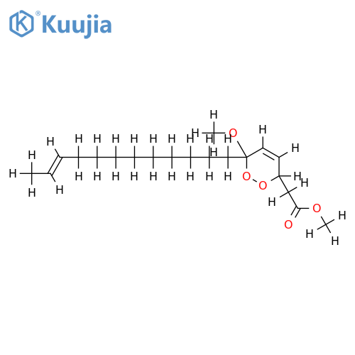 methyl (3S*,6S*,16E)-3,6-epidioxy-6-methoxyoctadeca-4,16-dienoate structure