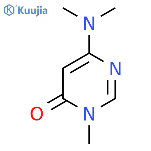 6-(dimethylamino)-3-methyl-3,4-dihydropyrimidin-4-one structure