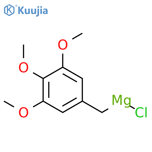 Magnesium, chloro[(3,4,5-trimethoxyphenyl)methyl]- structure