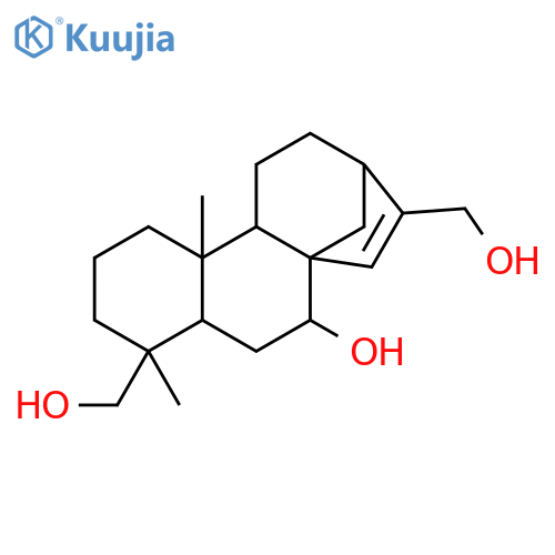 Kaur-15-ene-7,17,18-triol,(4b,7a)- structure