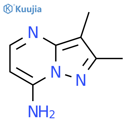 2,3-dimethylpyrazolo1,5-apyrimidin-7-amine structure