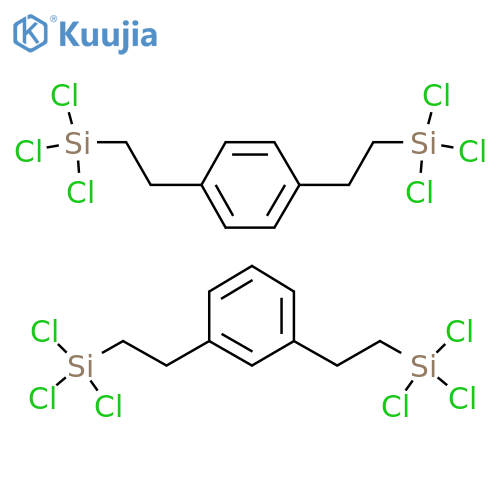 BIS(TRICHLOROSILYLETHYL)BENZENE,TECH-95 structure