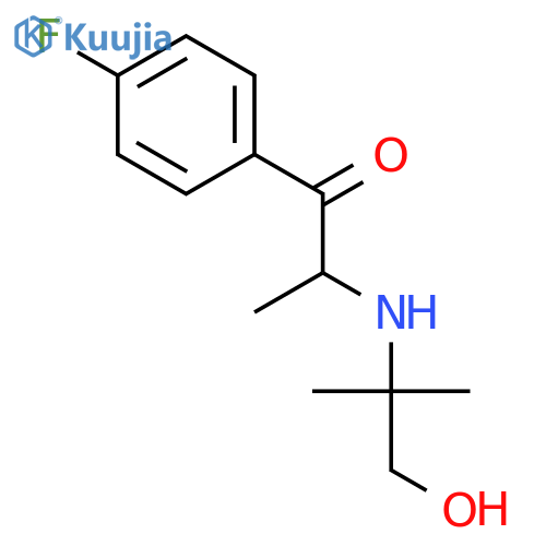 4-Fluorohydroxy Bupropion structure