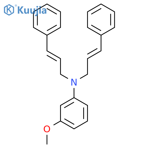 N,N-Bis-(3-phenyl-2-propenyl)-3-methoxyaniline structure