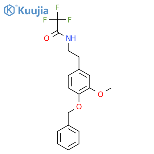 N-Trifluoroacetyl-4-benzyloxy-3-methoxyphenethylamine structure