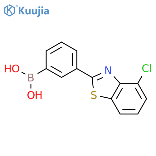 (3-(4-Chlorobenzo[d]thiazol-2-yl)phenyl)boronic acid structure