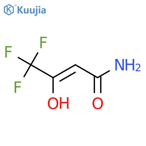 2-Butenamide,4,4,4-trifluoro-3-hydroxy- structure