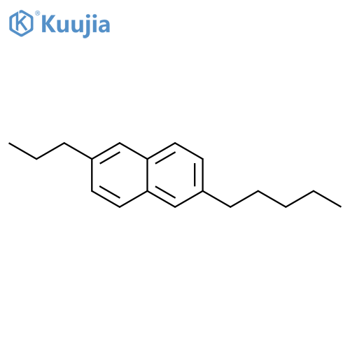 Naphthalene, 2-pentyl-6-propyl- structure