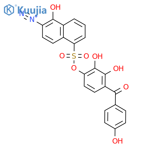 2,3,4,4'-Tetrahydroxybenzophenone1,2-naphthoquinonediazido-5-sulfonate structure