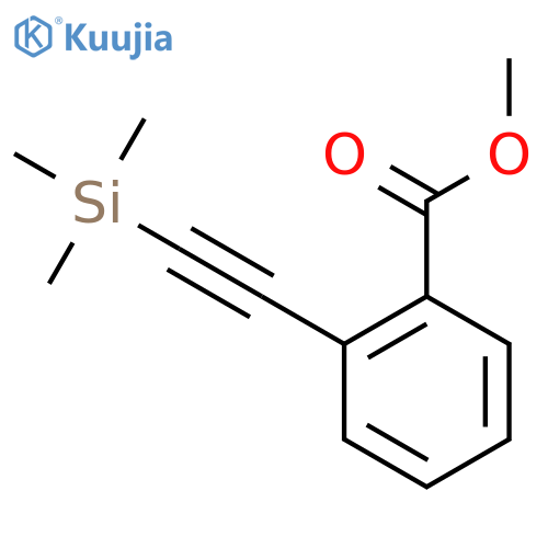 Methyl 2-((trimethylsilyl)ethynyl)benzoate structure
