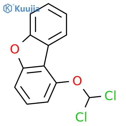 Dibenzofuran,dichloromethoxy- (9CI) structure