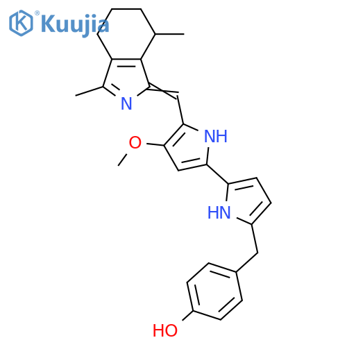 2-(4-Hydroxybenzyl)cycloprodigiosin structure